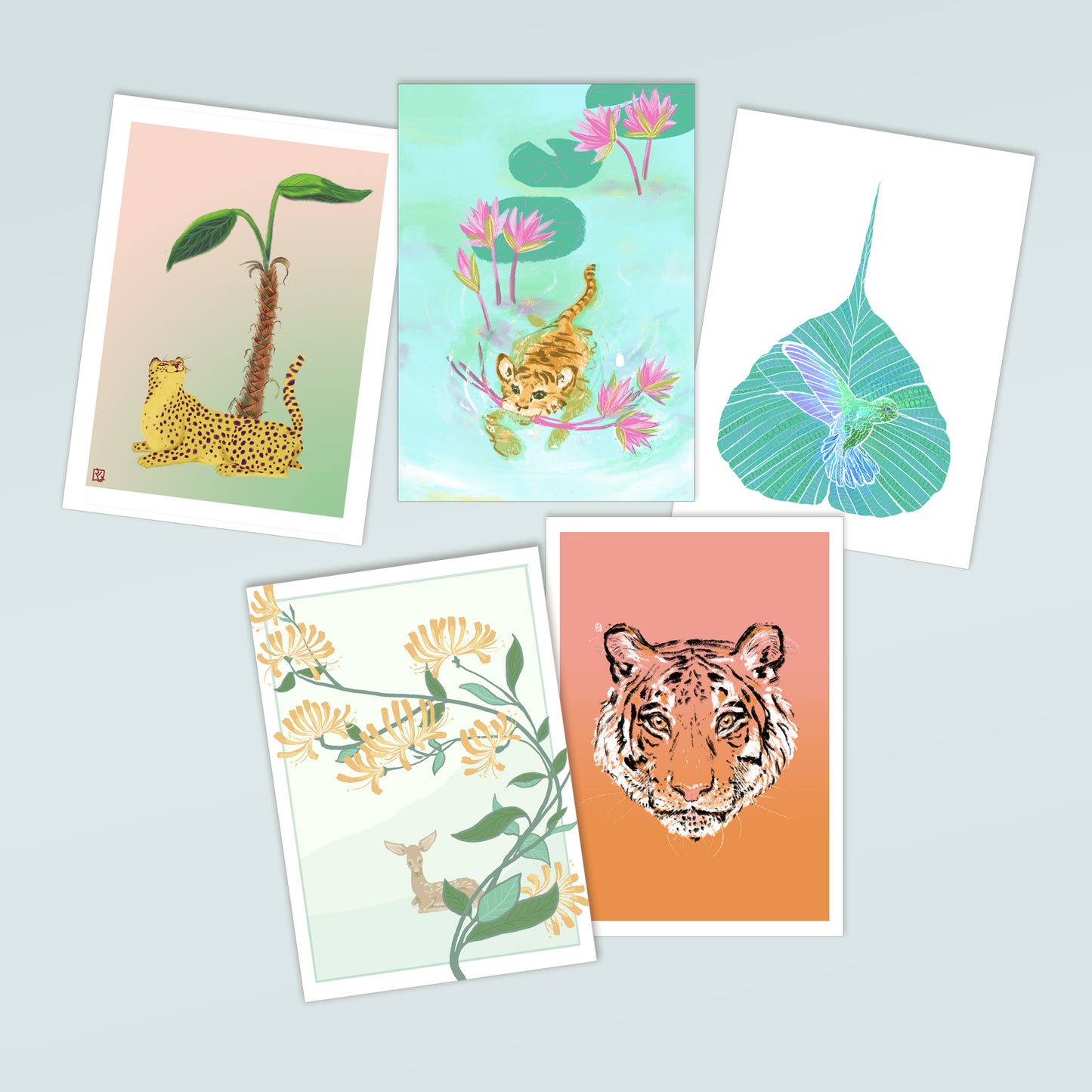 Animal Paintings – postcards
