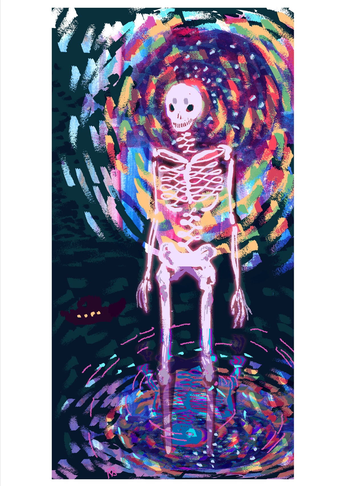 Colourful Skeleton prints: get the set or choose your fave